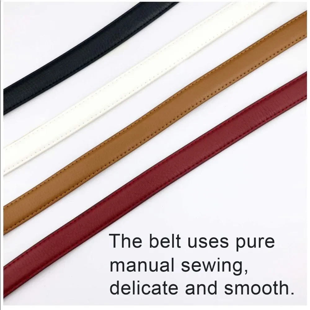 NWT White & Tan Leather Belt Bundle of 2